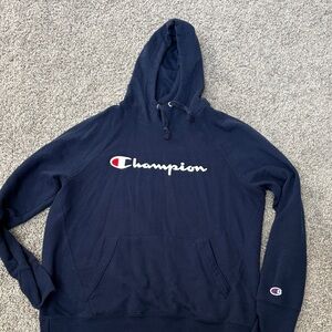 Champion Dark Blue Pullover Hoodie